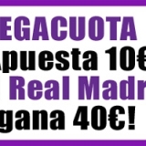 Apuesta 10 y gana 40 con el Real Madrid