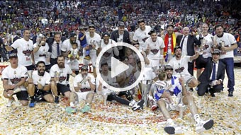 El Madrid gana la Novena en una fiesta del bsket