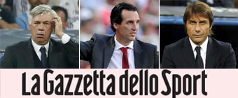 Ancelotti, Emery y Conte, candidatos al banquillo del Milan