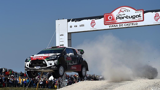 El fuego pone en jaque al Rally de Portugal