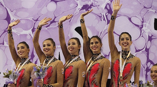 El conjunto espaol se cuelga la medalla de plata en Taskent