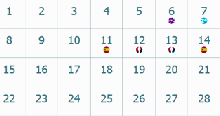 Calendario del ftbol espaol