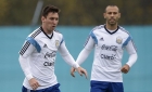 Messi y Mascherano llegan a Chile