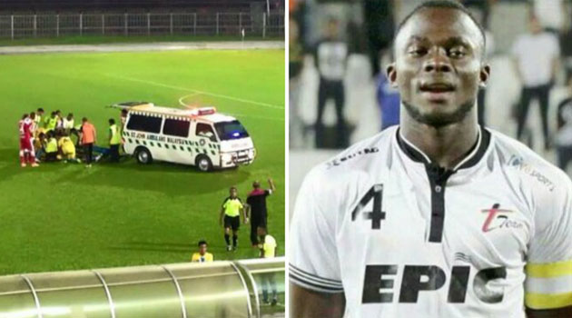 Fallece un futbolista nigeriano tras desplomarse en pleno partido