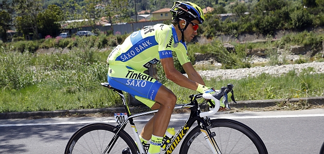Alberto Contador, en la primera etapa de la Ruta del Sur. / Tinkoff-Saxo