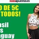 Bono de 5 euros para todos con el Brasil vs Paraguay!