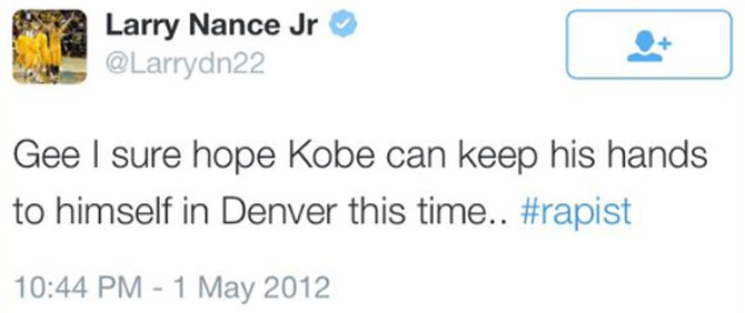 El precio de llamar violador a Kobe y luego fichar por los Lakers