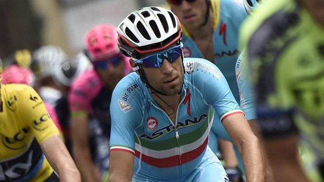 Nibali, durante la cuarta etapa del Tour