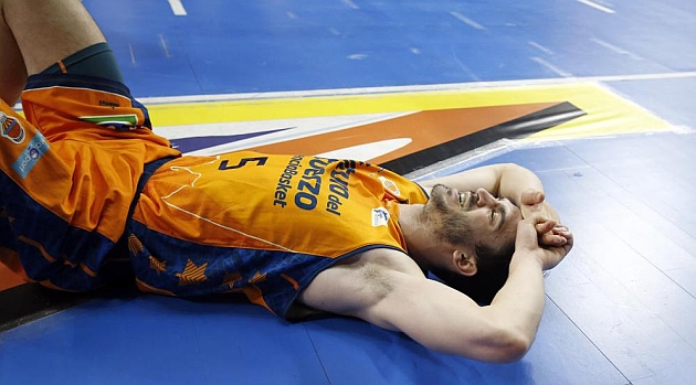 Pau Ribas con el Valencia Basket