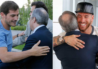 <b>Vdeo:</b> Florentino Prez saluda a la plantilla del Real Madrid en Valdevebas / Web del Real Madrid