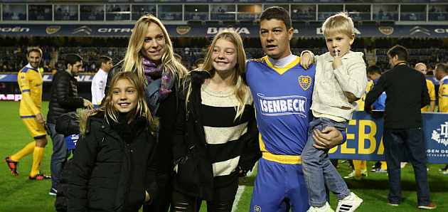 Las glorias de Boca Juniors homenajean a Battaglia