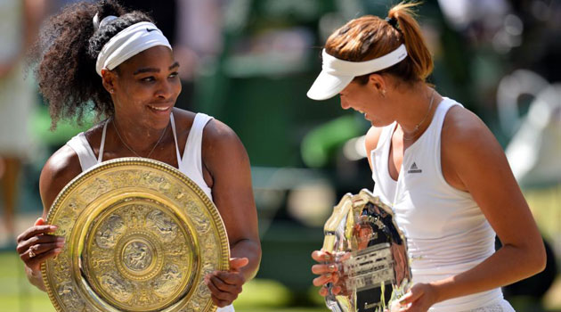 Serena a Garbie: Pronto tendrs este trofeo en tus manos