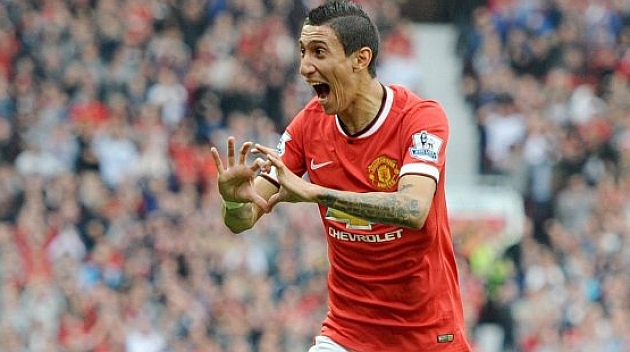 Di Mara celebra un gol con el Manchester United / FOTO: AFP