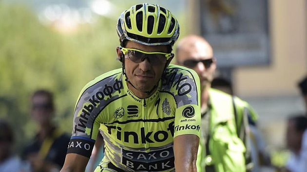 Contador, durante el Tour 2015