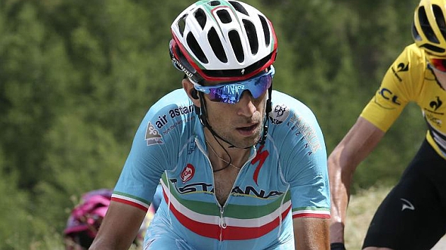 Nibali, durante la 17 etapa del Tour de Francia