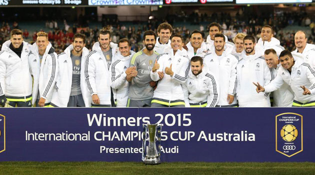 Real Madrid Ramos Didn T Lift International Champions Cup Marca Com English Version