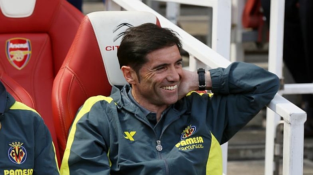 El entrenador del Villarreal, antes del partido.