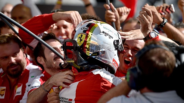 Ferrari dedica a Bianchi la victoria