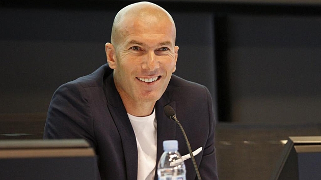 Zidane durante un acto
