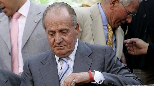 Su majestad el Rey Juan Carlos, en una corrida.