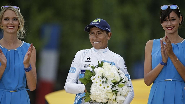 Quintana, tras su segundo puesto en el Tour.