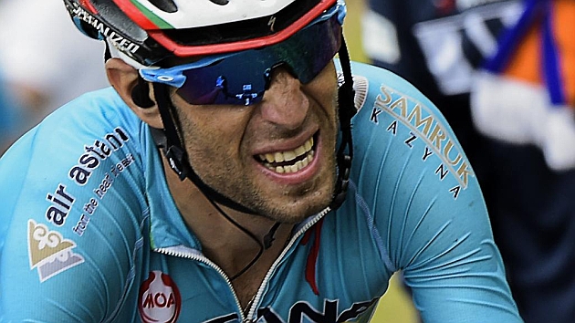 Nibali durante una etapa del Tour de Francia.