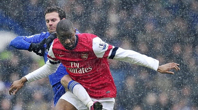 Abou Diaby, en un partido con el Arsenal / FOTO: AFP