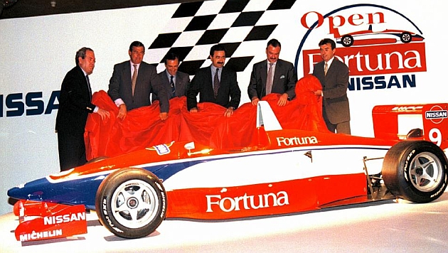 Alguersuari, en 1998, ao de creacin de la F. Nissa, luego F. Renault. /Foto: Francesc Adelantado.