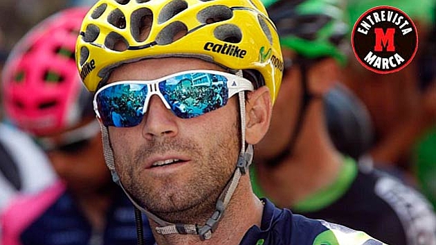 Alejandro Valverde durante una etapa del pasado Tour de Francia