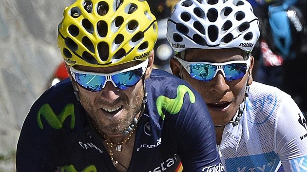 Valverde durante el Tour de Francia