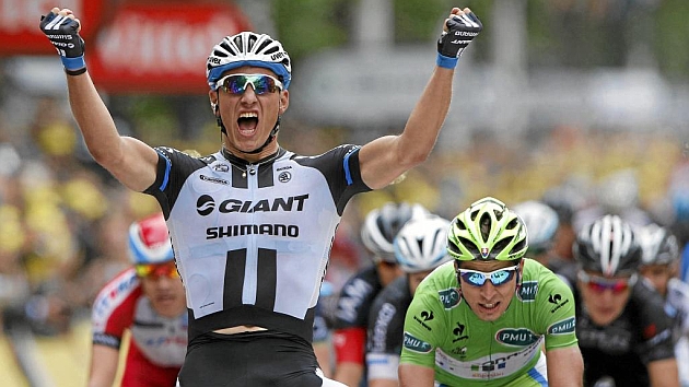 Kittel en el Tour de Francia del 2014.