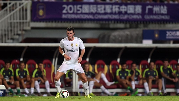 Gareth Bale, en un partido de pretemporada con el Real Madrid / FOTO: AFP