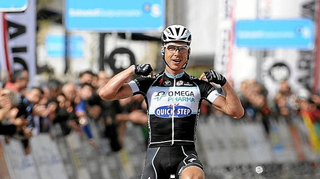 Tony Martin, al ganar una etapa de la pasada edicin de la Vuelta al Pais Vasco