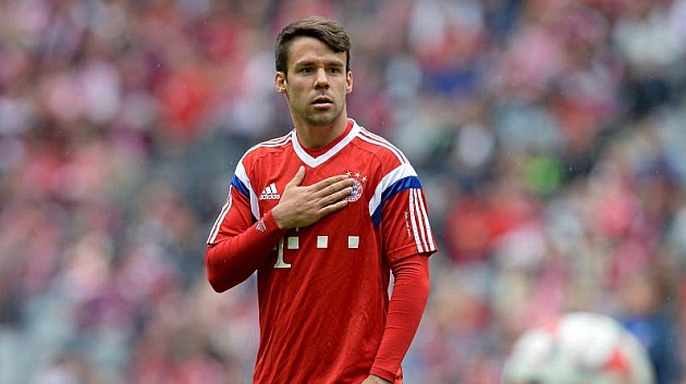 Juan Bernat, en un partido con el Bayern la pasada temporada