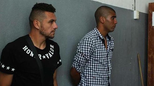 Molina y Gorocito fueron detenidos por una pelea en un bar.