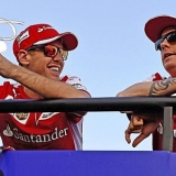Vettel renueva a Raikkonen