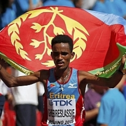 Ghebreselassie, el ms joven en ganar el maratn en unos Mundiales