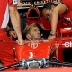 Vettel estudia la salida 'a ciegas'