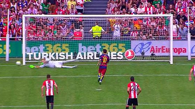 Iraizoz detuvo a Messi un penalti que no era