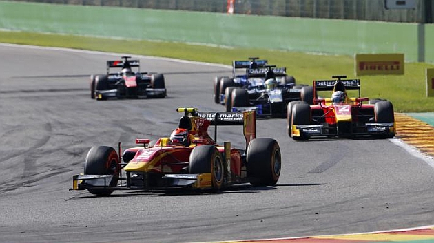 Rossi gana la segunda carrera de la GP2 en Spa