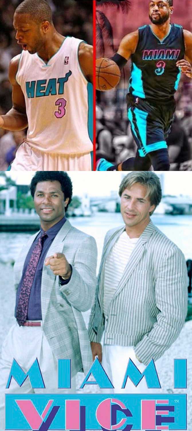 El dueo de los Heat propone unos uniformes a lo Miami Vice
