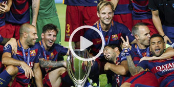 Messi y la Supercopa de Europa