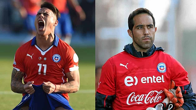 Claudio Bravo y Vargas no jugarn con Chile