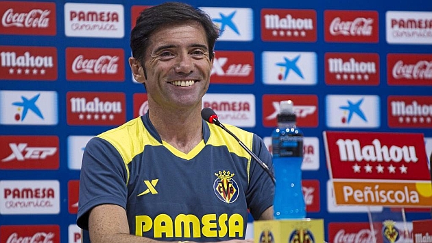 Marcelino Garca Toral sonre en la sala de prensa de El Madrigal
