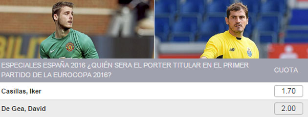 Casillas, favorito para ser titular en la Eurocopa