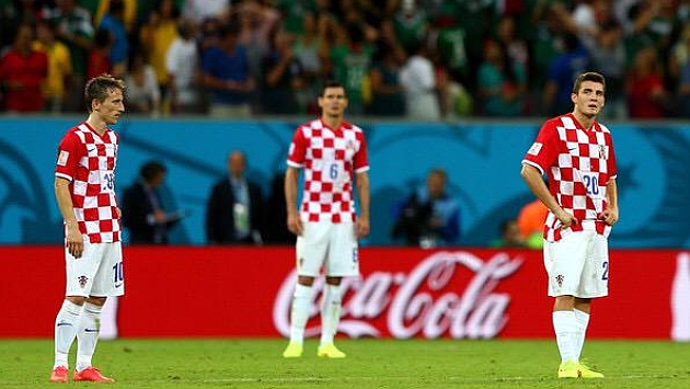 Kovacic y Modric en un partido con Croacia.