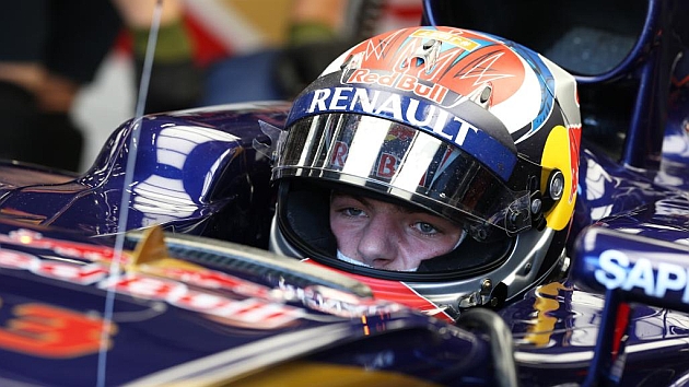Max Verstappen (17), a los mandos de su Toro Rosso durante un Gran Premio de Frmula 1 en la presente temporada.