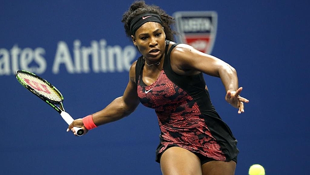 Serena Williams, durante el partido contra Bethanie Mattek-Sands