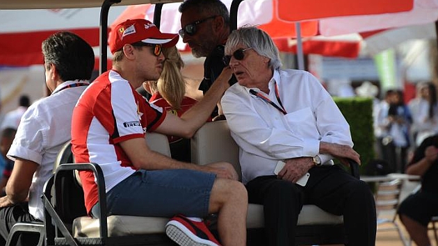Ecclestone: Vettel ser campen con Ferrari, seguro