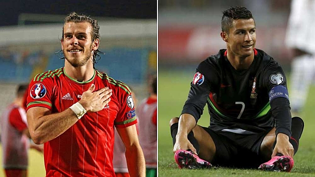 Bale, con Gales, y Cristiano, con Portugal